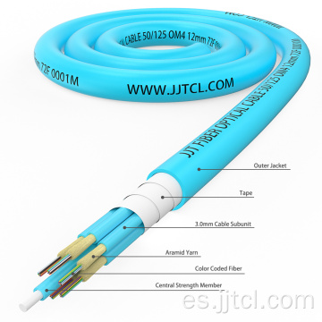 72F Mini Distribución Cable de fibra óptica Diámetro de 12 mm de 12 mm